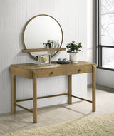 Arini Round Vanity Wall Mirror with Shelf
