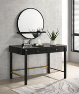 Arini Round Vanity Wall Mirror with Shelf