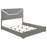 Ives Panel Bed LED Headboard