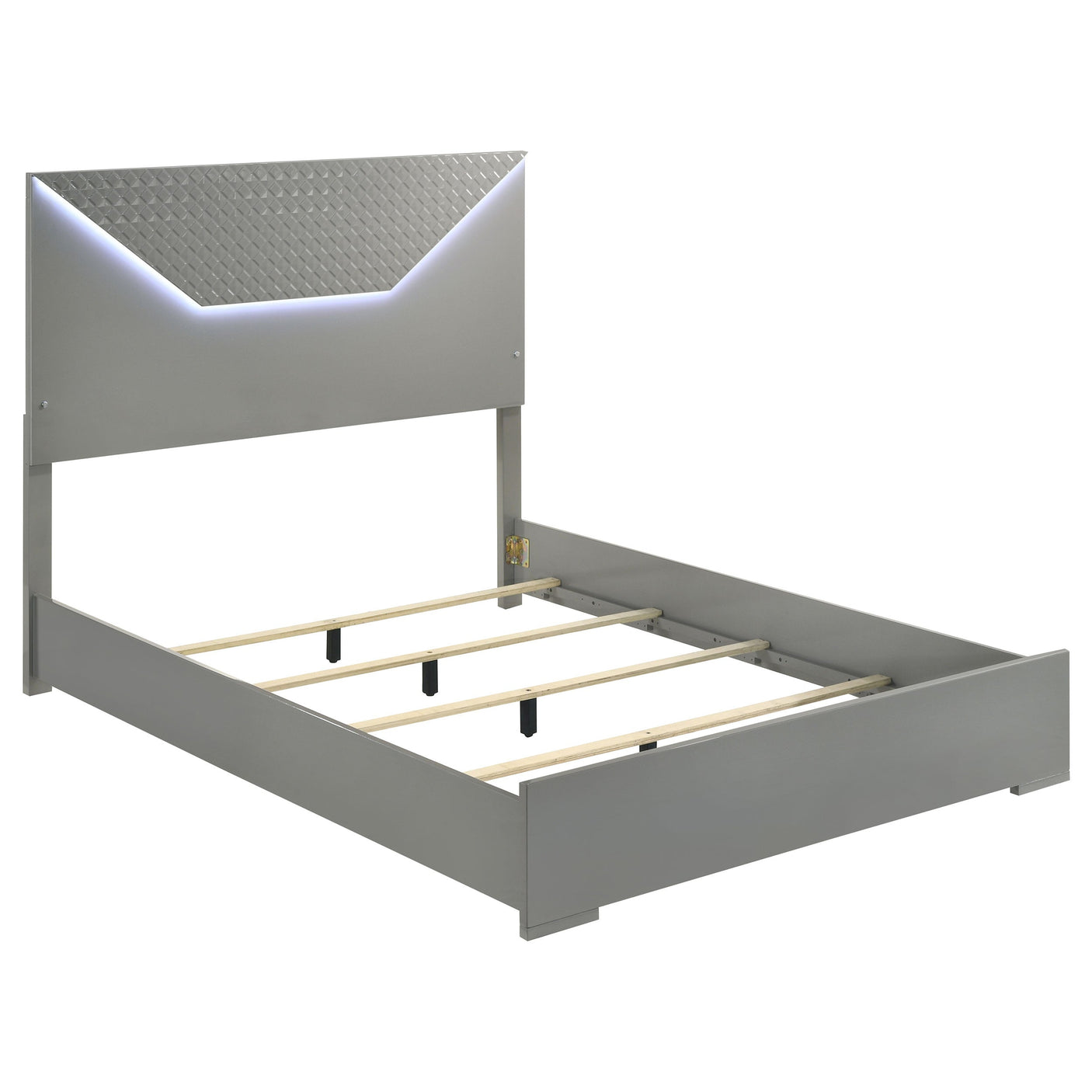 Ives Panel Bed LED Headboard