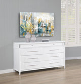 Gracemont 8-drawer Bedroom Dresser Cabinet White