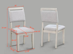Blanche Round Table w/ 4 Chairs