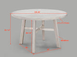 Blanche Round Table w/ 4 Chairs