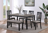 Paige Table w/ 4 Chairs & Bench