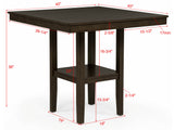 Lester 5-Pk Counter Height Dining Set Counter Height Dining Collection