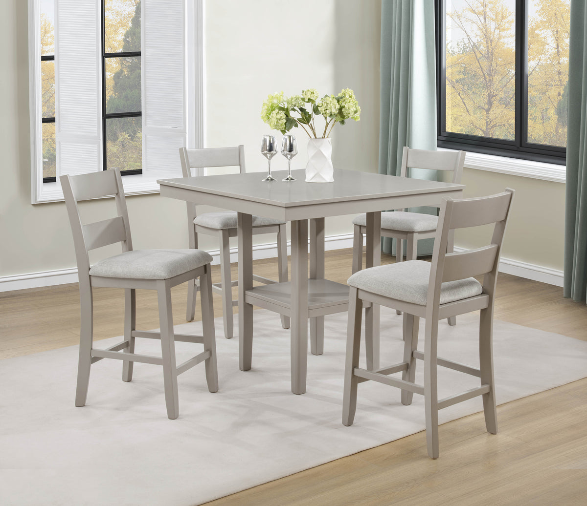 Lester 5-Pk Counter Height Dining Set Counter Height Dining Collection