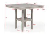 Lester 5-Pk Counter Height Dining Set Counter Height Dining Collection