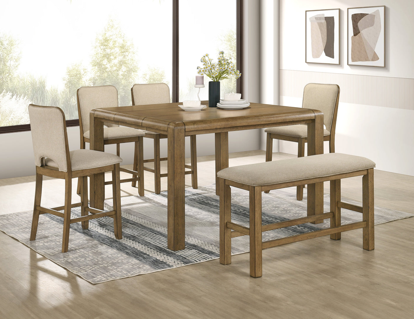 Cockrell Counter Height Table W/18"Leaf