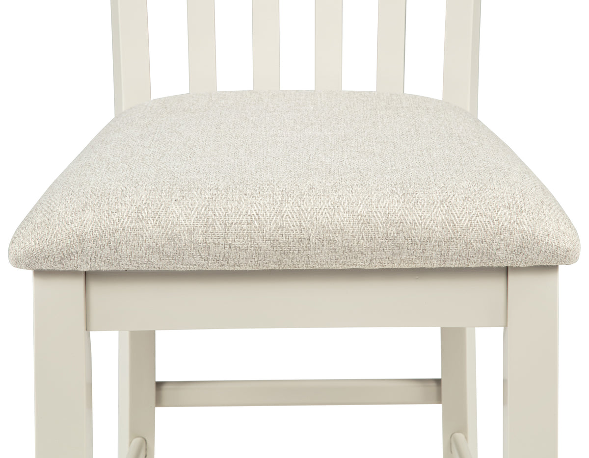 Brody 5Pk Counter Height Set White/Brown