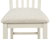 Brody 5Pk Counter Height Set White/Brown