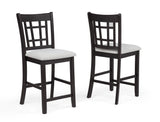 Hartwell Counter Height Chair Charcoal Black