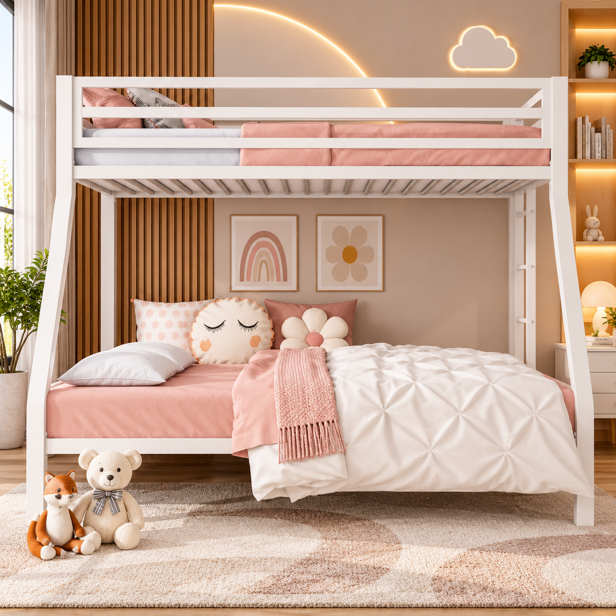 Everest Metal Twin/Full Bunk Bed