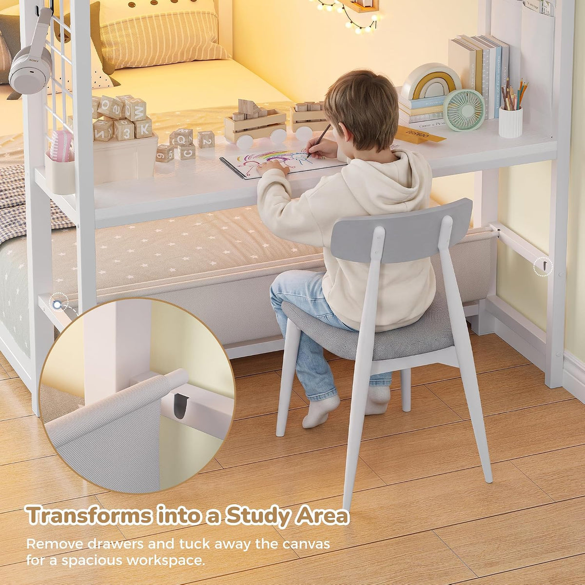 Starhaven Twin Over Twin Bunk Bed