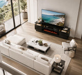 Luxe Tv Stand w/ Fireplace