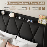 HavenLux Storage Bed