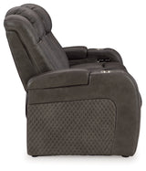 Fyne-Dyme Power Reclining Sofa with Adjustable Headrest