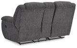 Foreside DBL Reclining Loveseat w/Console