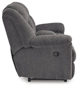 Foreside DBL Reclining Loveseat w/Console