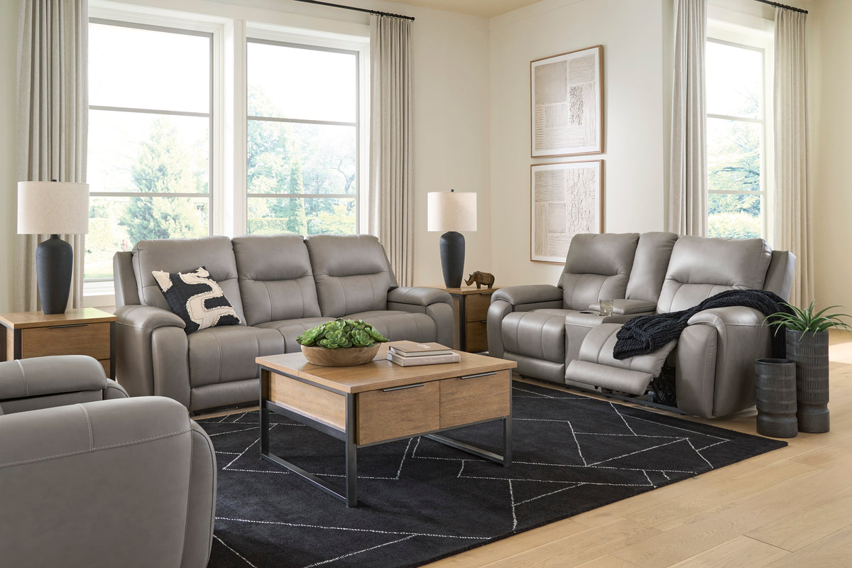 Trendsetter Leather Sofa & Loveseat