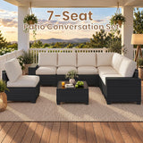 Dwight 8pc Patio Sectional