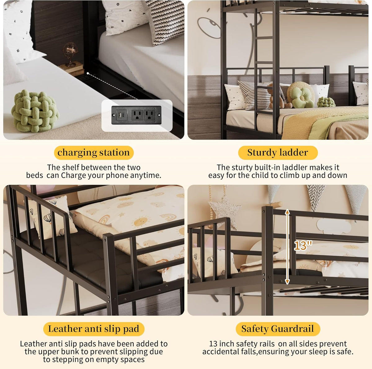 Milo Triple Bunk Bed