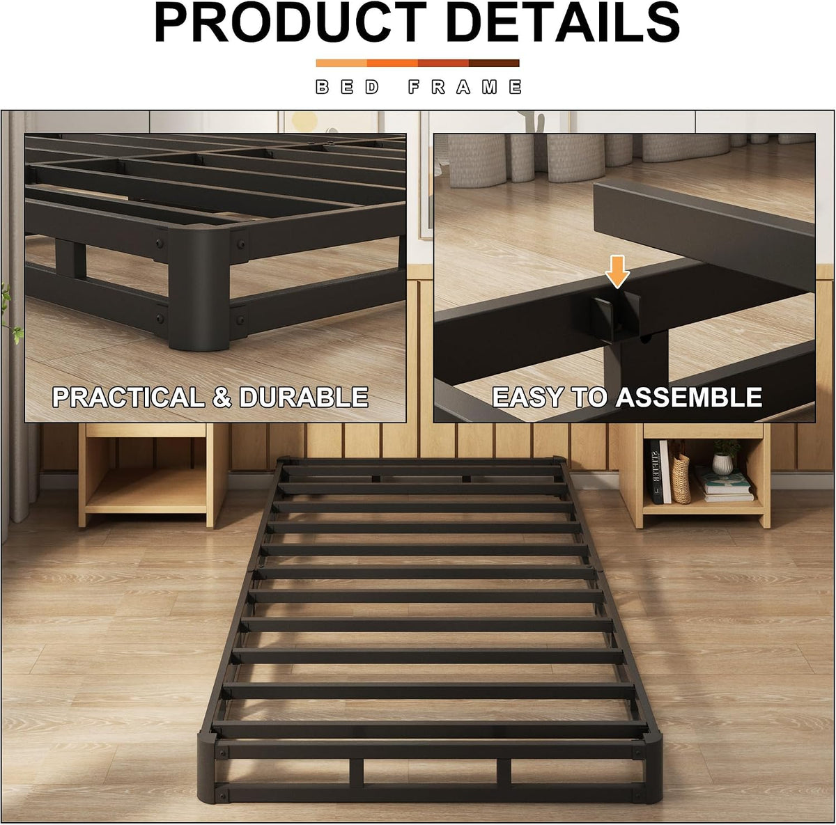 5-Inch Heavy-Duty Metal Box Spring