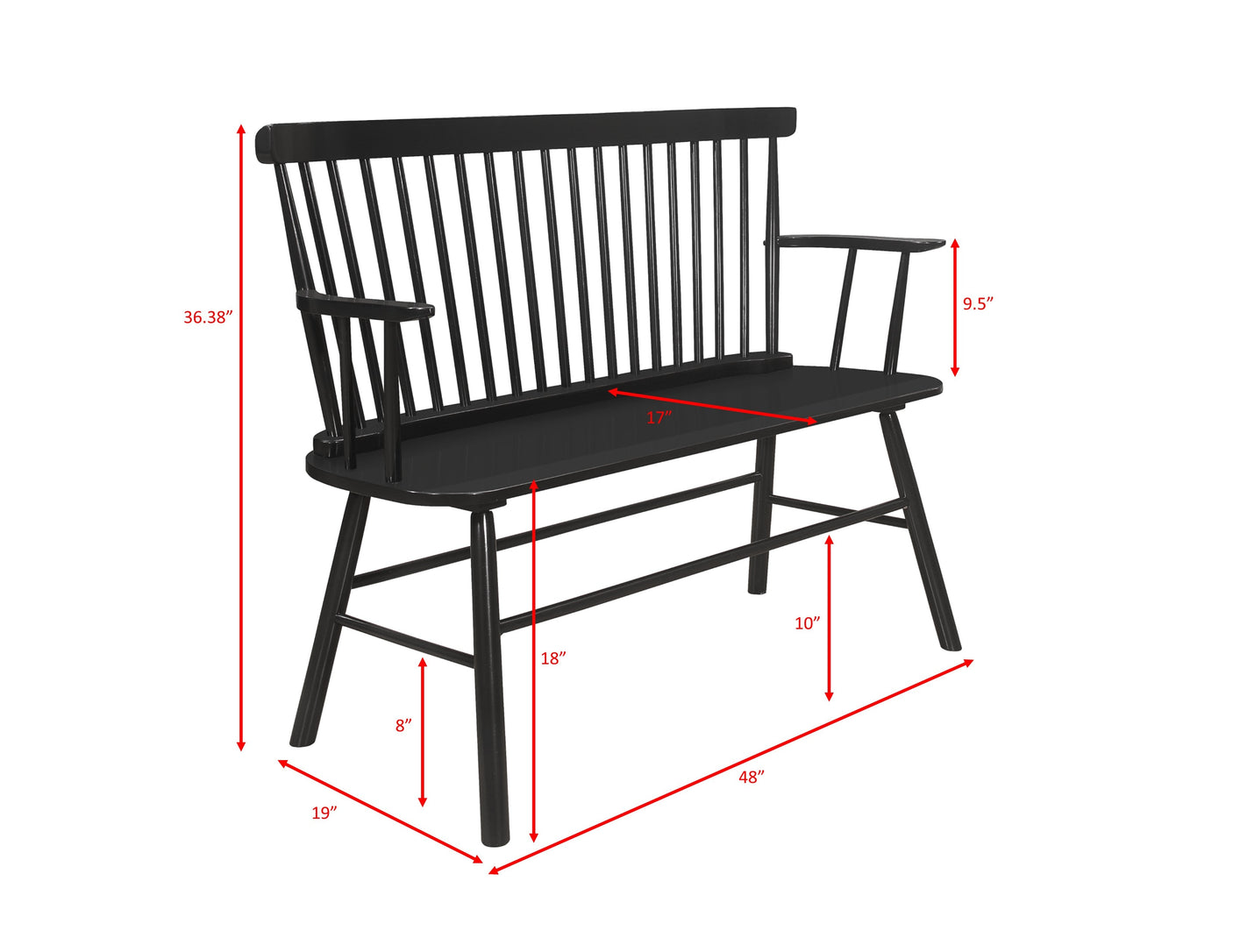 Jerimiah Spindleback Bench