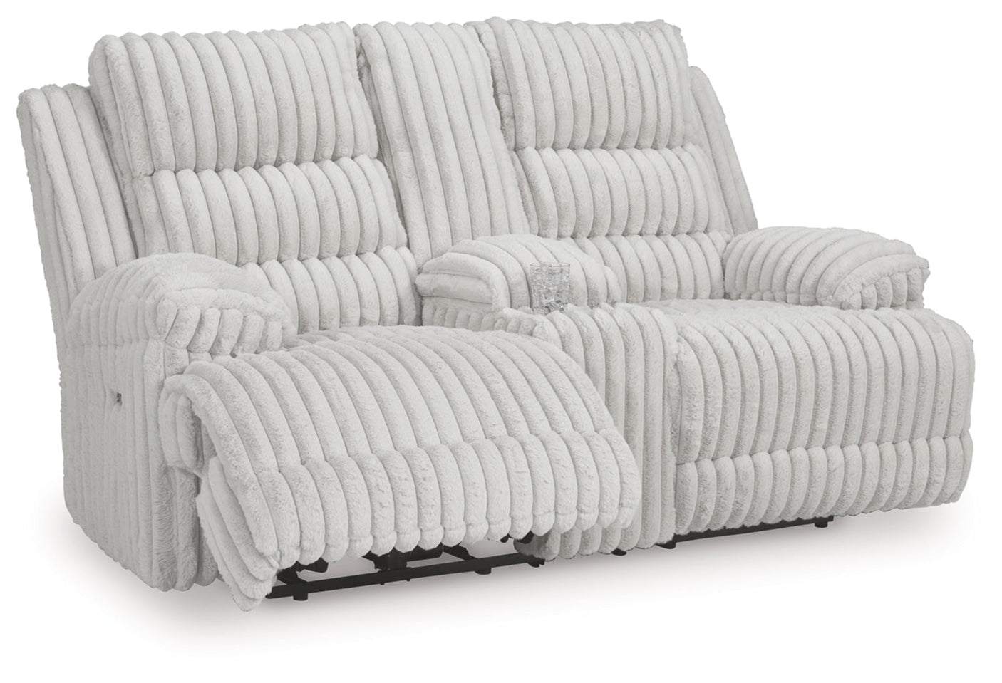 Technique DBL Reclining Power Loveseat w/Console