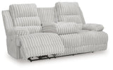 Technique Reclining Power Sofa w/Drop Down Table