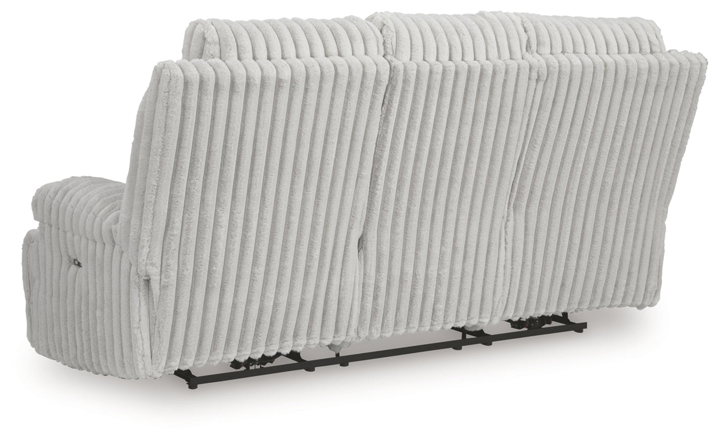 Technique Reclining Power Sofa w/Drop Down Table