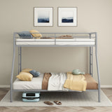 Carson Metal Twin Over Twin Bunk Bed Glossy