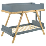 Frankie Wood Twin Over Twin Bunk Bed