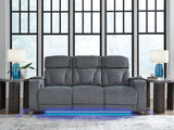 Forest Lake Power Reclining Sofa with Adjustable Headrest