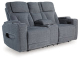 Forest Lake Power Reclining Loveseat/Console/Adjustable Headrest
