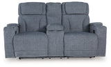 Forest Lake Power Reclining Loveseat/Console/Adjustable Headrest