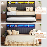 Aspen LED Daybed with Pop-Up Trundle