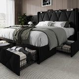 HavenLux Storage Bed