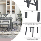 Wesley Table w 4 Chairs & Bench