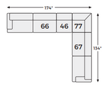 4pc Sectional