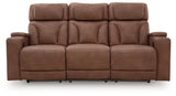 Point Clear Power Reclining Sofa with Adjustable Headrest