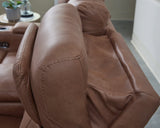Point Clear Power Reclining Loveseat/Console/Adjustable Headrest