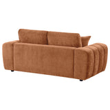 Burnett Chenille Upholstered Wide Arm Loveseat