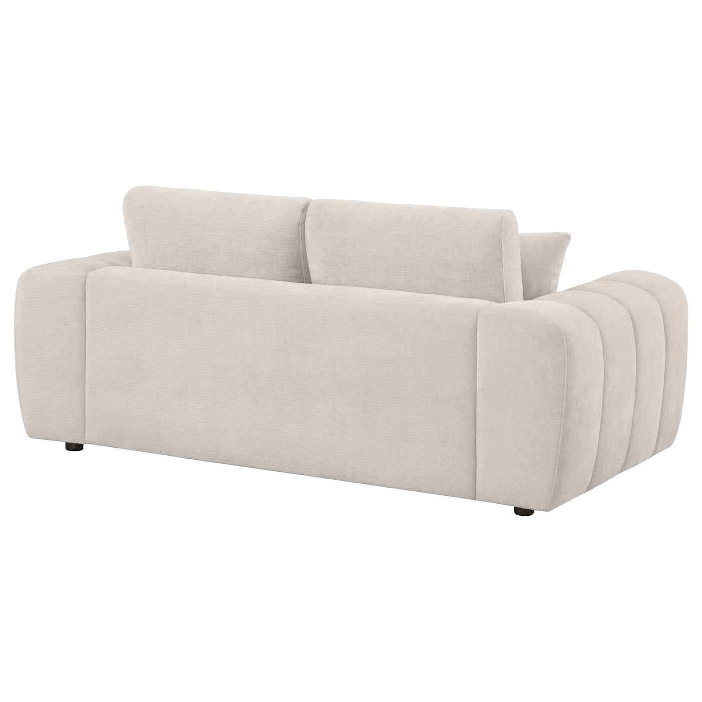 Burnett Chenille Upholstered Wide Arm Loveseat