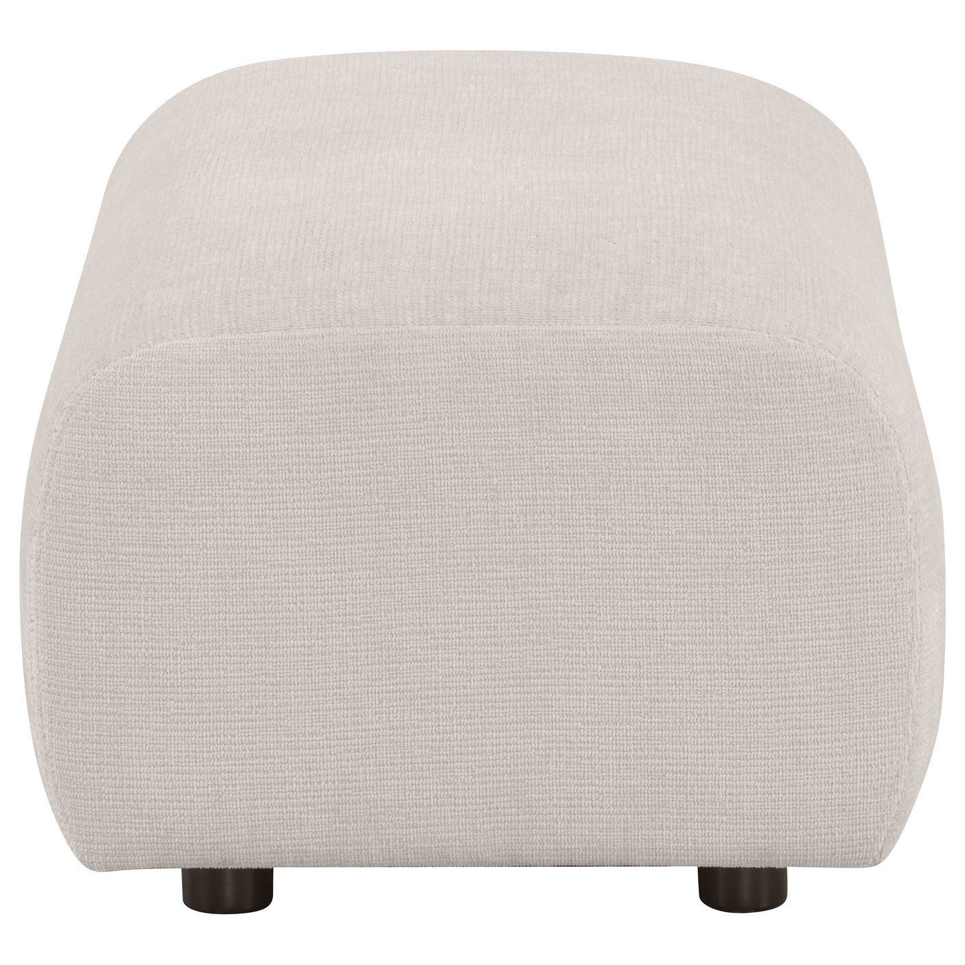 Burnett Chenille Upholstered Ottoman