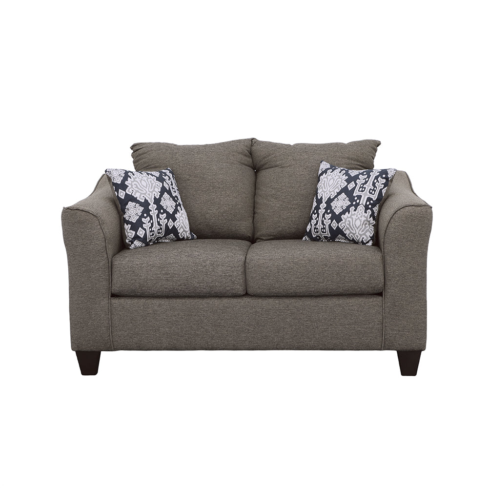 Salizar Upholstered Flared Arm Loveseat