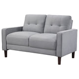 Bowen Upholstered Track Arm Tufted Loveseat