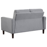 Bowen Upholstered Track Arm Tufted Loveseat