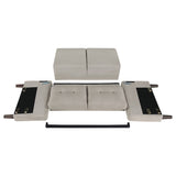 Bowen Upholstered Track Arm Tufted Loveseat