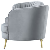 Sophia Upholstered Channel Tufted Sofa