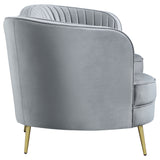 Sophia Upholstered Channel Tufted Sofa